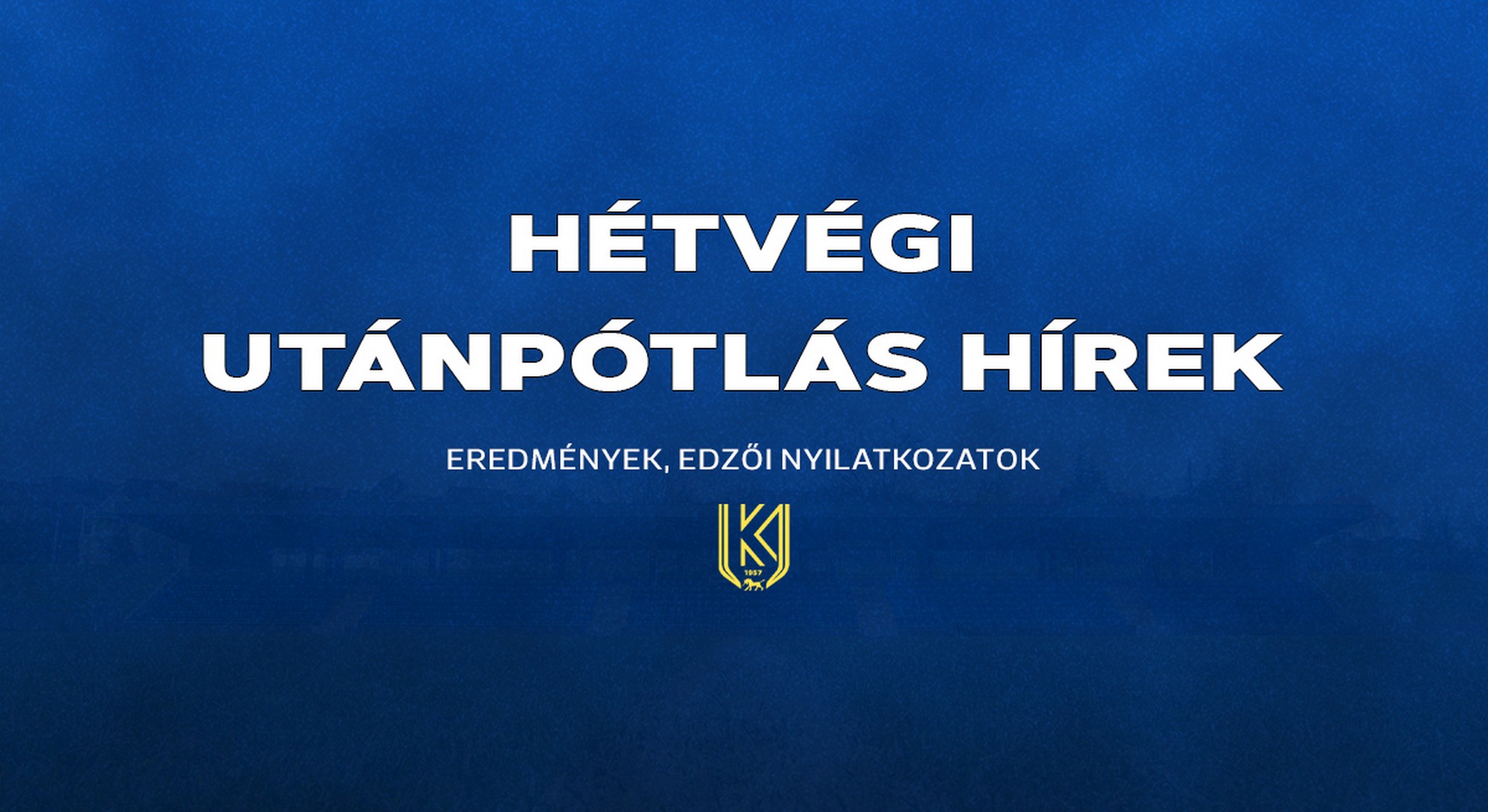https://kbsc.hu/Utánpótlás: Hétvégi eredmények