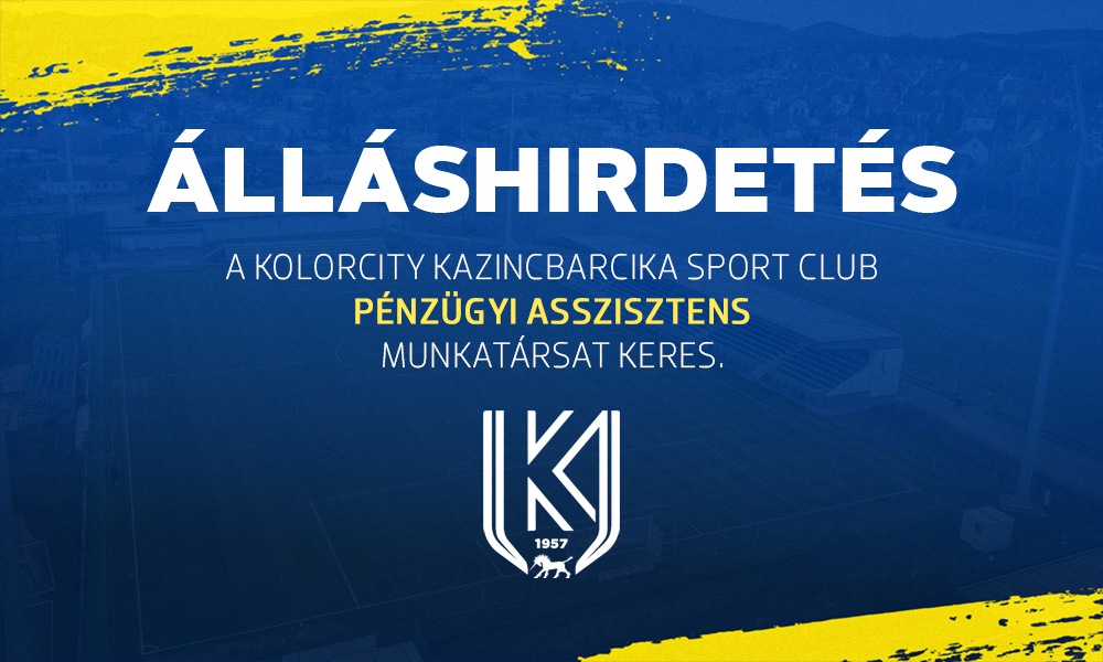 Álláshirdetés - pénzügyi asszisztens